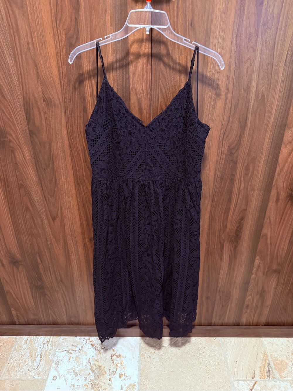 Express Black Lace Midi Dress, Size XL